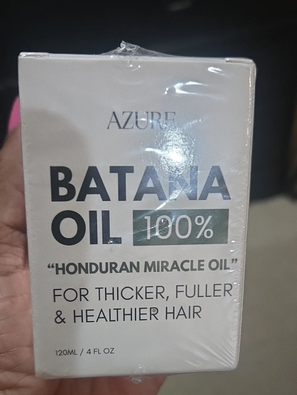 100% Pure Hair Treatment Oil – White & Dark Green Box
